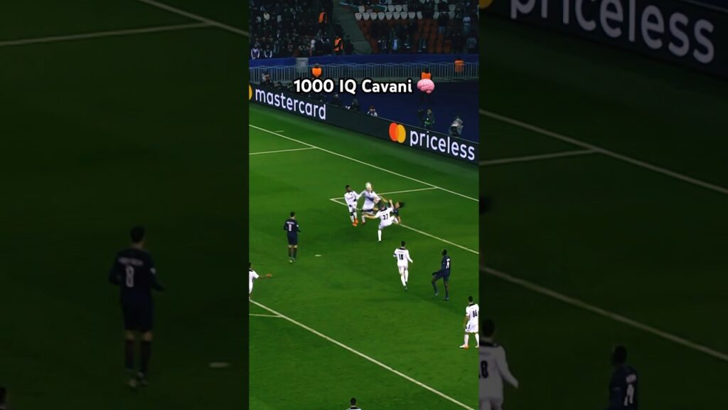 1000 IQ Cavani goal 🧠