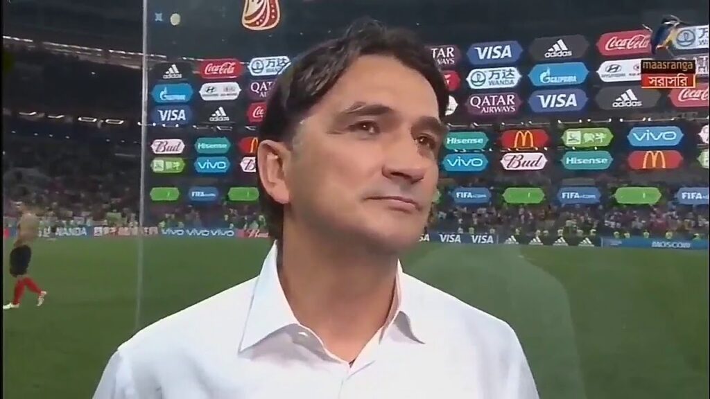 Zlatko Dalić - Croatian Coach - Post Match Interview - Croatia vs England World Cup Semi Final