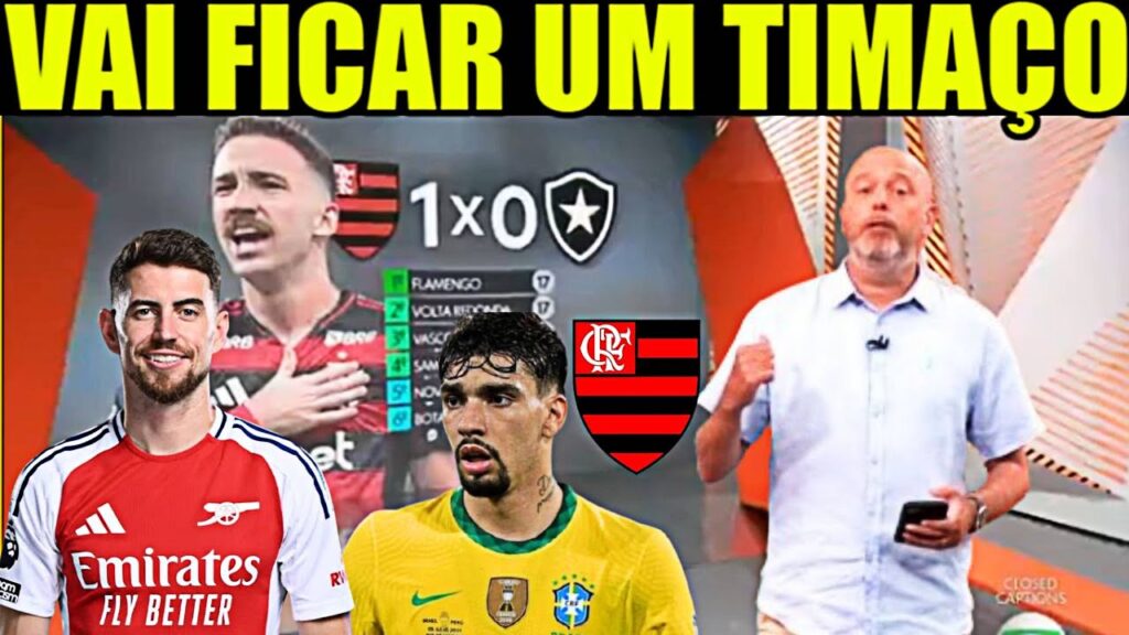 GLOBO ESPORTE DE HOJE (14/02/2025) JORGINHO E LUCAS PAQUETÁ NO FLAMENGO? DIRETORIA CONFIRMOU AGORA