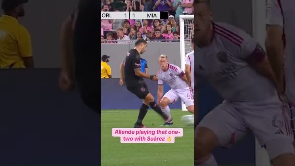 Luis Suárez assisted new signing Tadeo Allende’s second preseason goal for Inter Miami 🤝