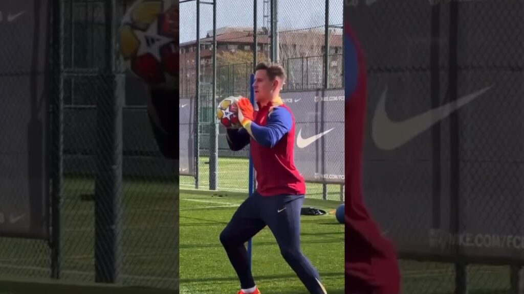 Marc-André ter Stegen Training 🔥 #shorts #goalkeeper
