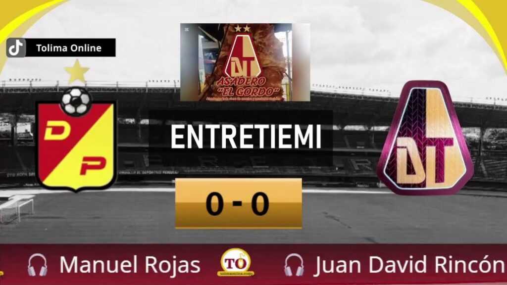 Liga Betplay 2025-1 Fecha 4 Deportivo Pereira vs Deportes Tolima