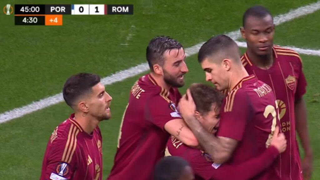 Het doelpunt van Zeki Çelik | Porto tegen Roma 0-1 Verslag | Europa League 2025