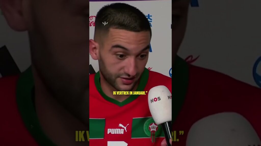 HAKIM ZIYECH ONTHULT: “IK WIL WEG!” #shorts