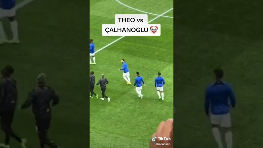 THEO HERNANDEZ vs HAKAN CALHANOGLU TRASHTALK | AC Milan - Inter Milan 3-2