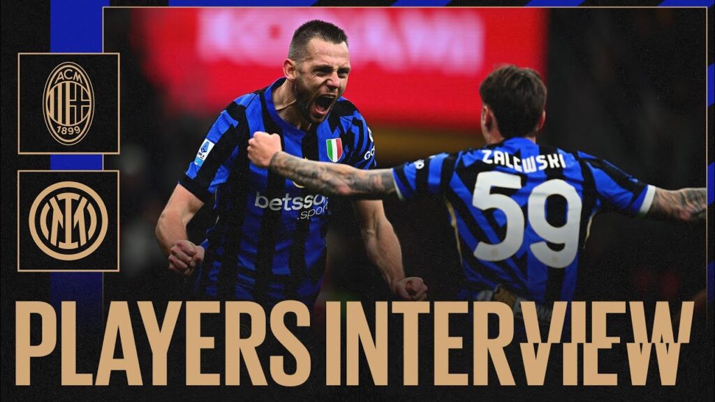 LE INTERVISTE DI DE VRIJ, ZALEWSKI E...| MILAN 1-1 INTER 🎙️⚫🔵