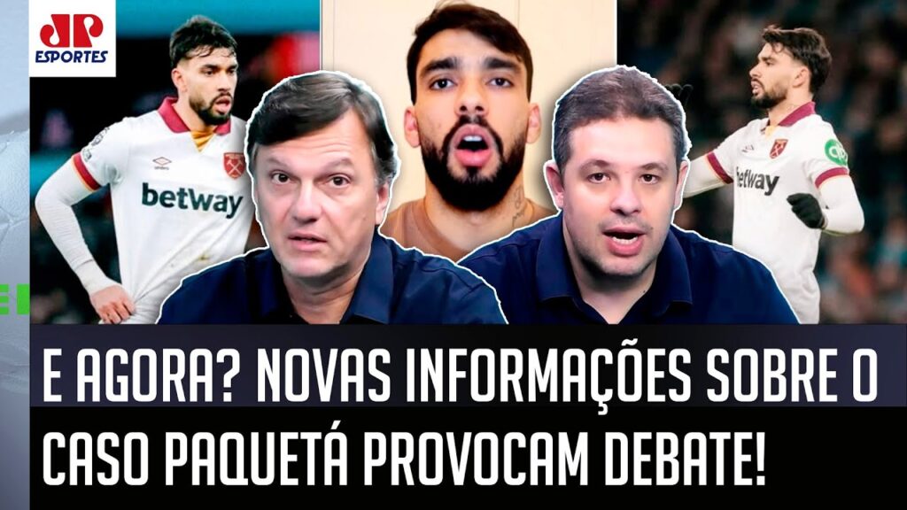 "É DELICADÍSSIMA A SITUAÇÃO do Paquetá, gente! O que ESTÁ SE FALANDO na IMPRENSA INGLESA é que..."