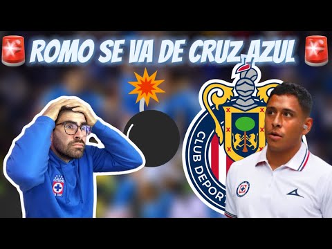 💣¡LUIS ROMO se va de CRUZ AZUL para fichar con CHIVAS! 🤯
