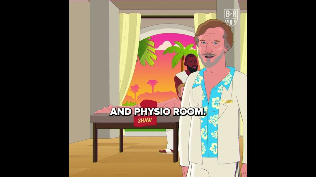 What happens when a load of footballers end up at the same luxury resort... 🌴