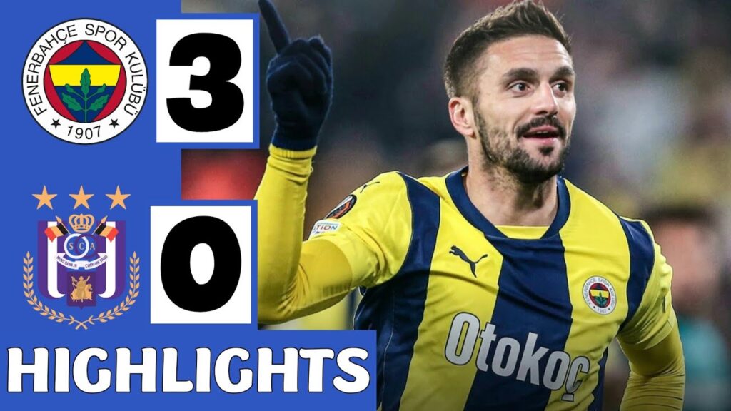 🔴GOALS | Fenerbahce vs Anderlecht 3 - 0 HIGHLIGHTS | Europa League