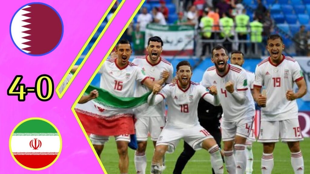ملخص واهداف مباراة إيران و قطر / 4-0 في بطولة الأردن الدولية