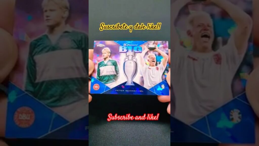 Peter Schmeichel Dream Big - Topps Sapphire UEFA Euro 2024 @manutd @premierleague @espn #legend