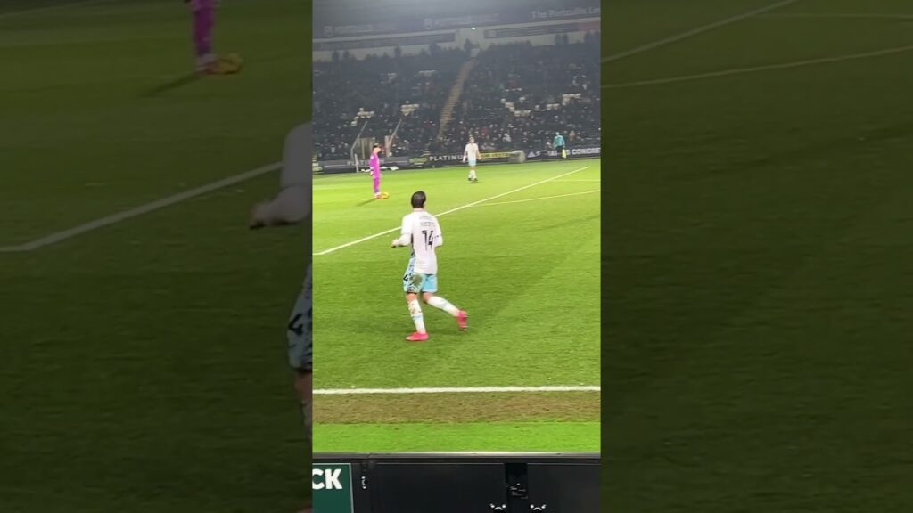 Burnley and wales Connor roberts at Plymouth argyle 22/1/25