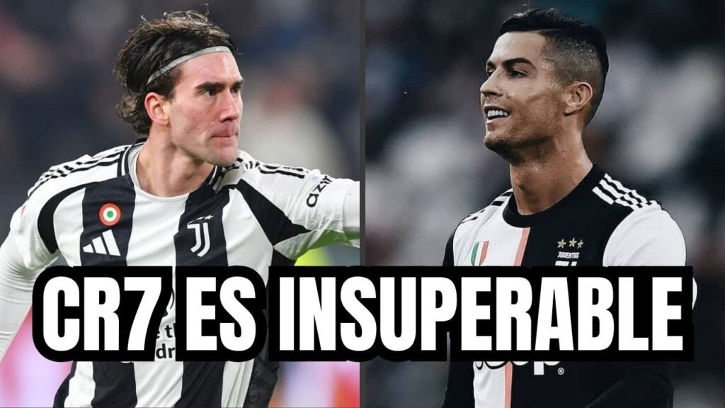 DUŠAN VLAHOVIĆ IGUALA LOS PARTIDOS DE CRISTIANO RONALDO, PERO NO SUS GOLES EN LA JUVENTUS