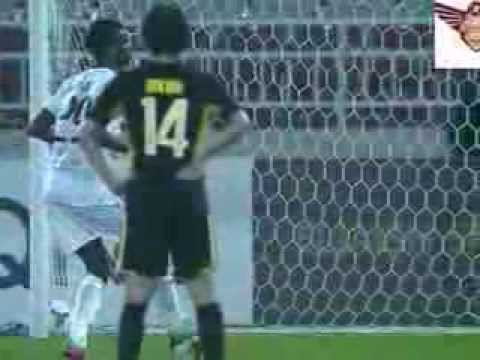 هدف مونتاري الثالث في مرمى قطر من ركلة جزاء