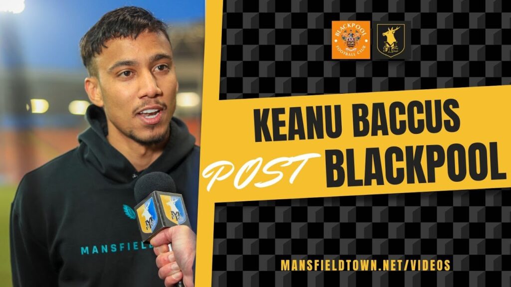 Keanu Baccus on thrilling 3-3 draw at Blackpool