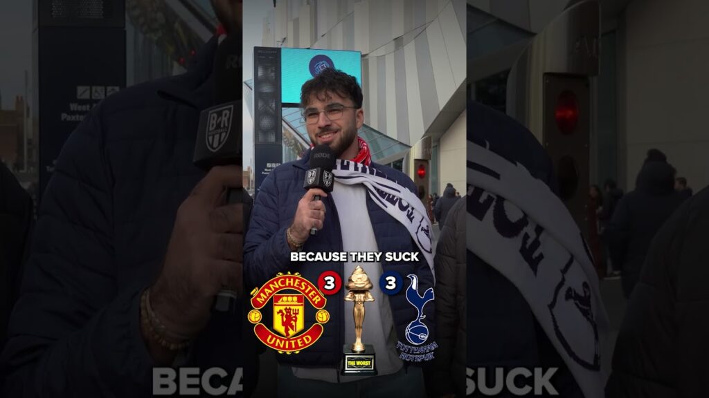 Who's had a worse season: Tottenham or Manchester United? 🙃