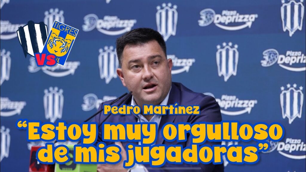 Pedro Martínez DT Tigres Femenil habló con la prensa al terminar el partido frente a rayadas.