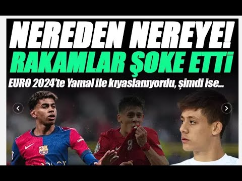 Nereden nereye: Arda Güler'e büyük şok! EURO 2024'te Lamine Yamal ile kıyaslanıyordu !