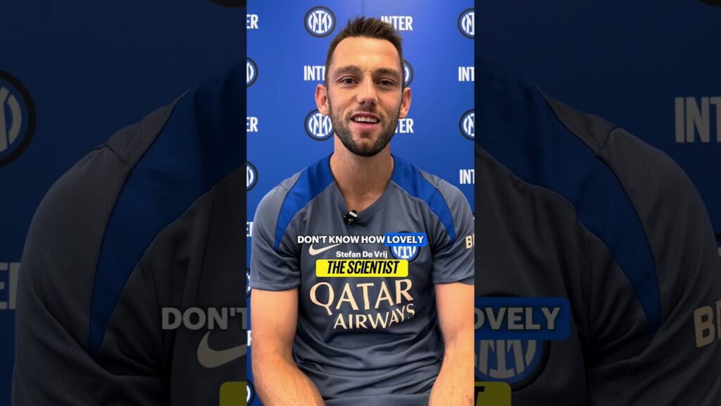 “The scientist” by Inter | De Vrij on the microphone 🎤 #IMInter #Shorts