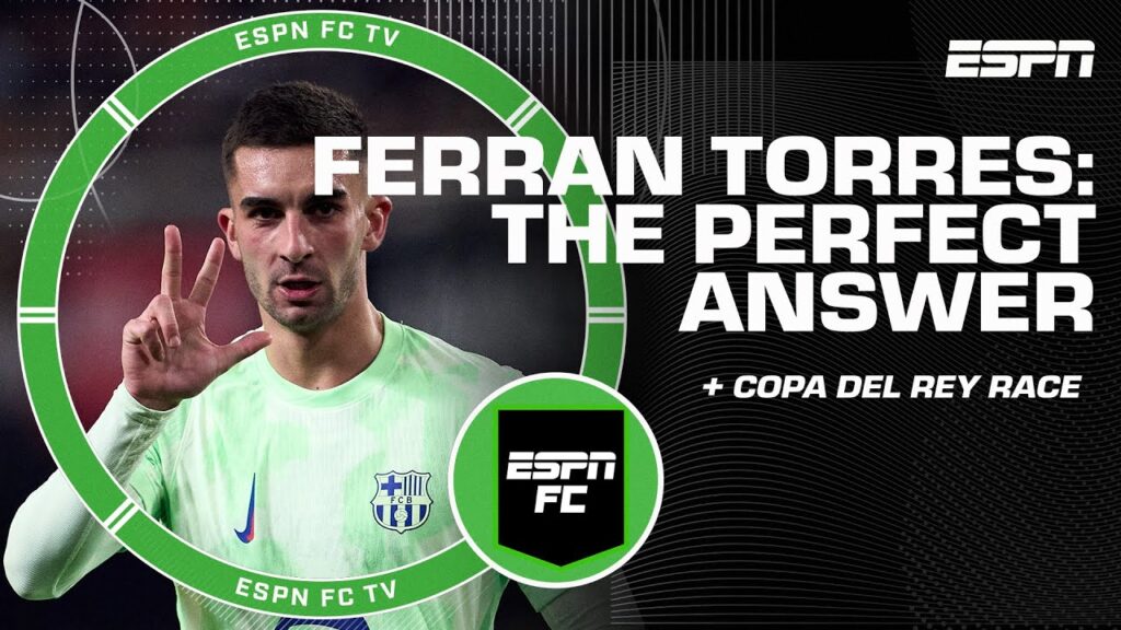 Ferran Torres was the PERFECT ANSWER 🎩🔥 Ale Moreno on hat trick in Valencia 0-5 Barcelona | ESPN FC