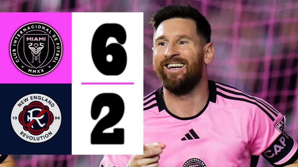 LIONEL MESSI CREATES HISTORY IN USA | Inter Miami vs New England 6-2 | Highlights & Goals 2024