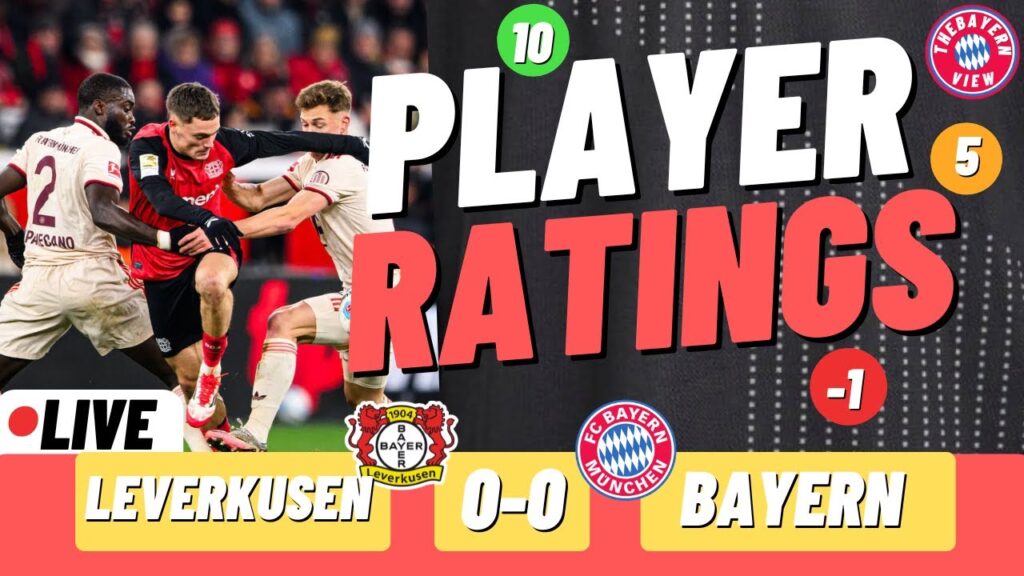 Bayer Leverkusen 0-0 Bayern Munich LIVE Player Ratings