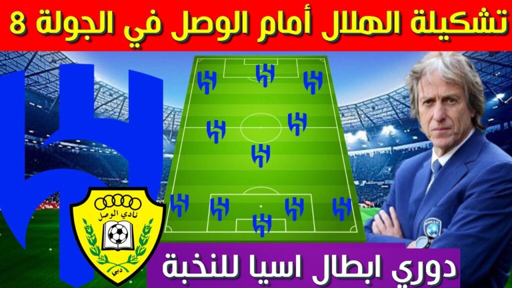 تشكيلة الهلال امام الوصل 💥دوري ابطال اسيا للنخبة 2025 الجولة 8