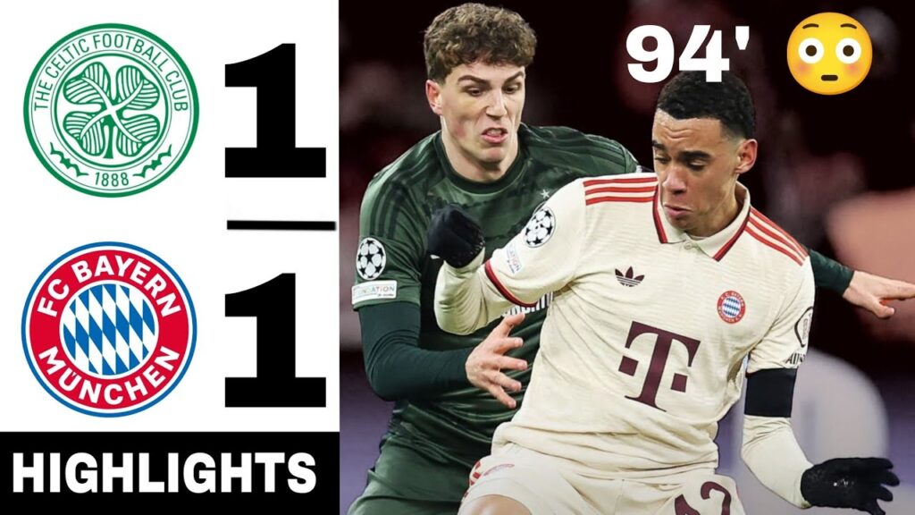 FC Bayern Munich vs Celtic 1-1 | Alphonso Davies Goal | Champions League  HIGHLIGHTS