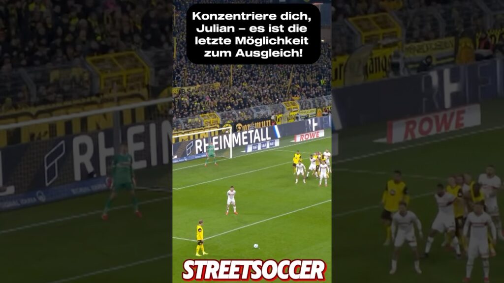 Letzte Chance zum Ausgleich – Julian Brandt unter Druck! Borussia Dortmund - VfB Stuttgart