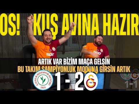 RİZESPOR 1 - 2 GALATASARAY MAÇINA FANATİK GALATASARAYLI KARDEŞLE SİNİR KRİZİ GEÇİRDİĞİ ANLAR