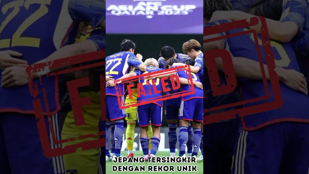 Jepang tersingkir di Piala Asia dengan rekor unik #shorts