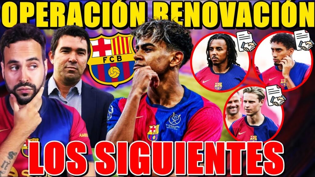 🚨¡PLAN RENOVE en el BARÇA! LAMINE, RAPHINHA, KOUNDÉ, DE JONG... Los SIGUIENTES en RENOVAR