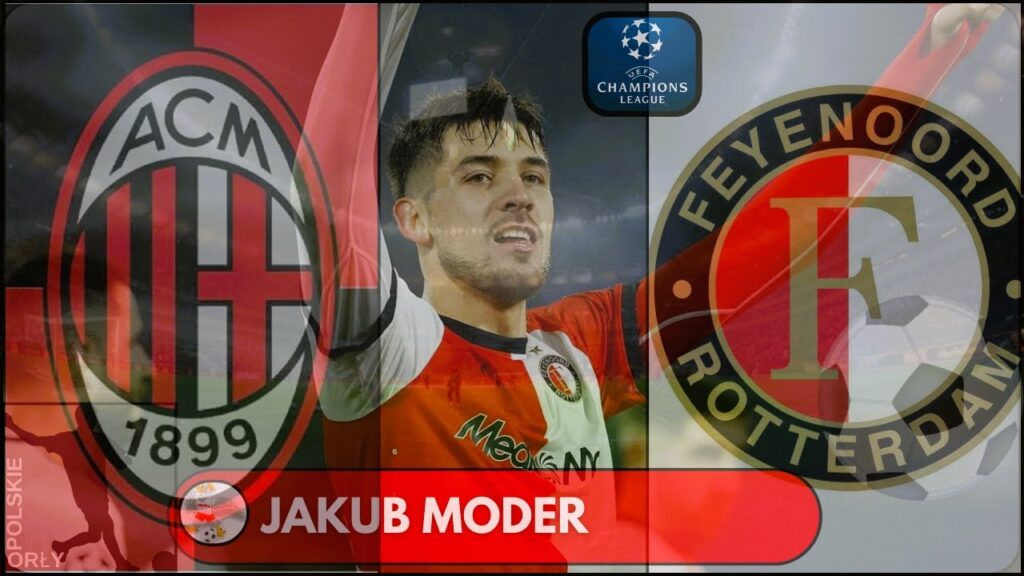Jakub "Maestro" Moder znów zachwyca! ⭐ Feyenoord pokonuje Milan! 🔥⚽