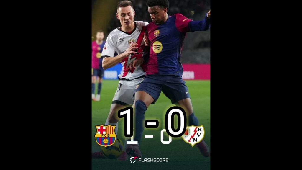 Barcelona contra Rayo Vallecano #football #shortvideo  #short