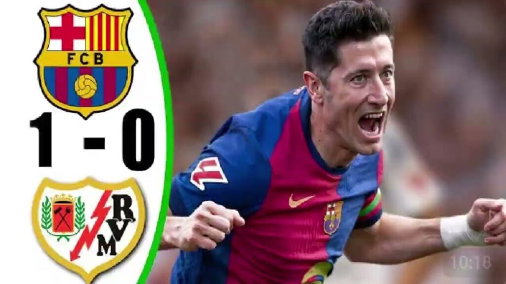 Barcelona vs Rayo Vallecano 1-0 Highlights | Lewandowski's Decisive Penalty Goal | La Liga 2024/25