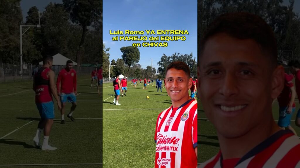 🔴⚪️Luis Romo YA ENTRENA con CHIVAS 🏟️⚽️ #chivas #futbolmexicano #rebañosagrado #luisromo #ligamx