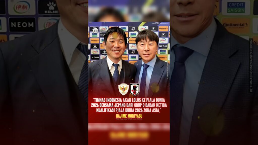 Hajime Moriyasu : Timnas Jepang dan Indonesia lolos piala dunia 2026 #timnasindonesia2045