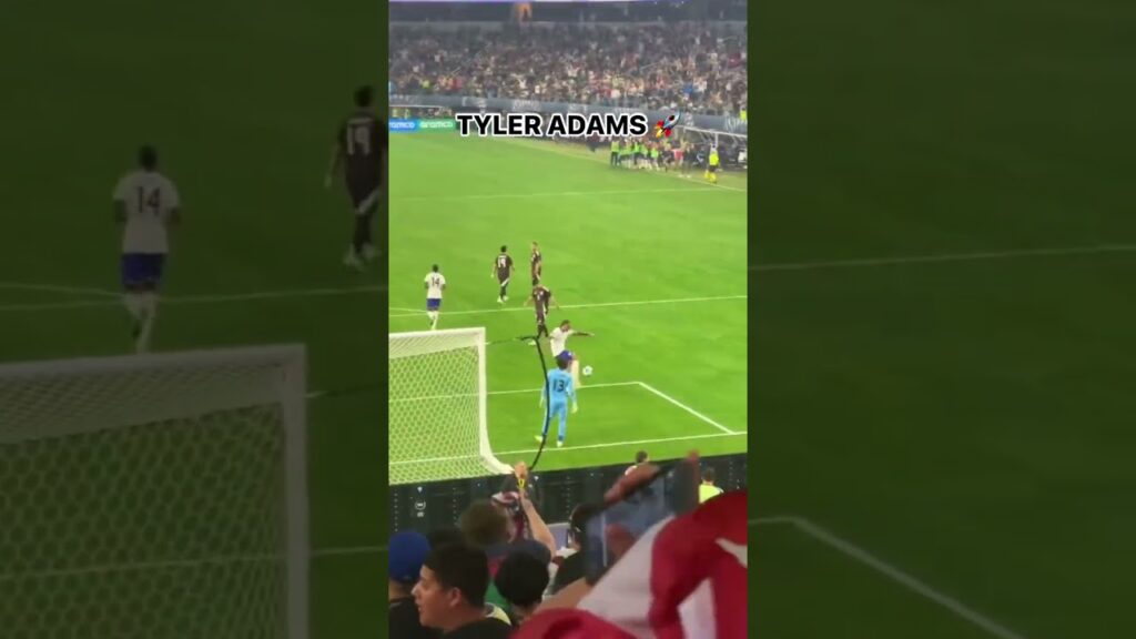 This angle of Tyler Adams’ banger against Mexico is a work of art 😮‍💨🔥#MLS #Shorts