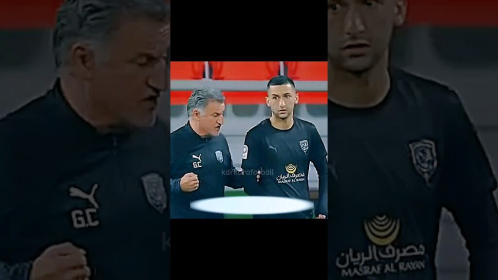 Hakim Ziyech's first appearance with his new club, Al-Duhail 🇲🇦❤️ #football #footballedits