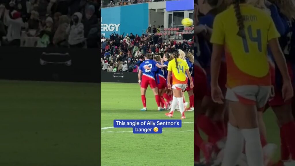 What a way to get your first international goal 🔥