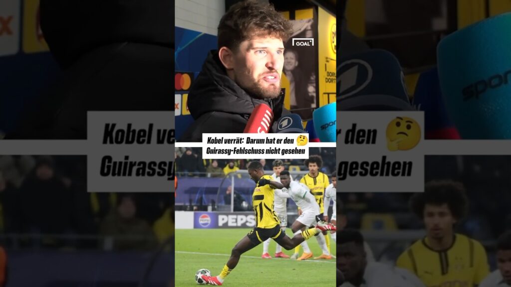 Kobel sorgt für Lacher 😂 #fussball #bvb #uefachampionsleague