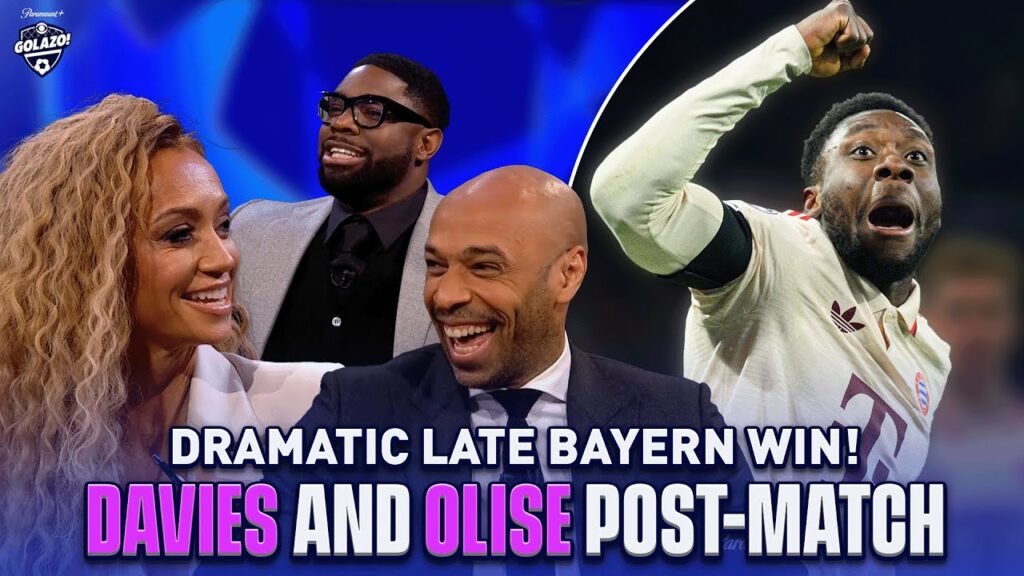 Alphonso Davies & Michael Olise Banter With Henry and Richards After Dramatic UCL Win | UCL Today