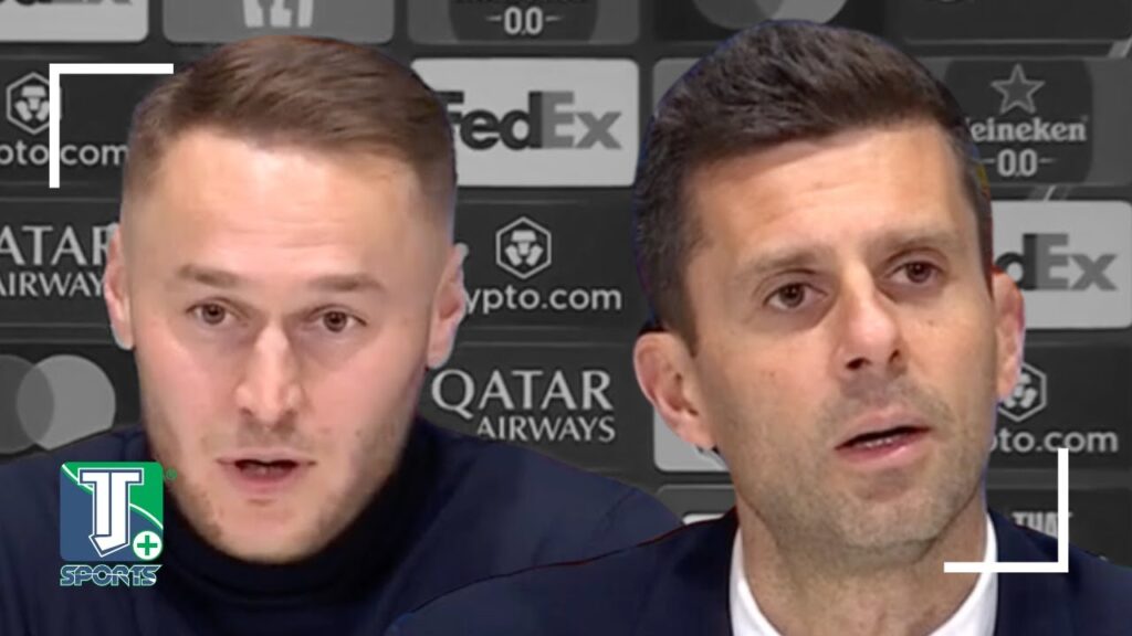 Teun Koopmeiners en Thiago Motta bespreken hoe Juventus PSV kan verslaan