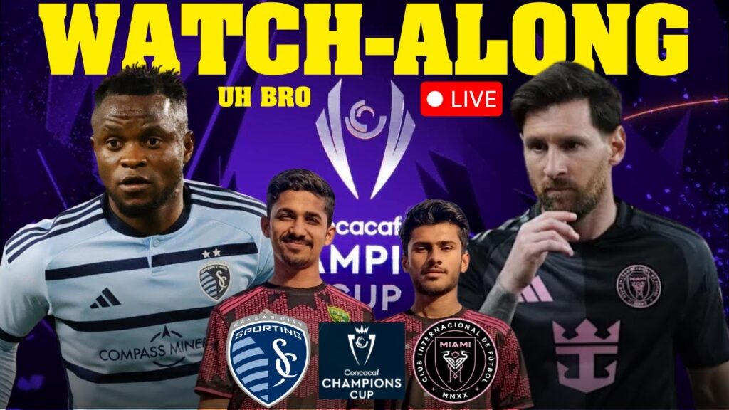 SPORTING KC vs INTER MIAMI LIVE Match Watchalong with UH Bro  #messi #intermiami #football