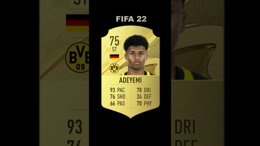 Karim Adeyemi in EVERY FIFA (FIFA 21-EAFC 24) #like #subscribe