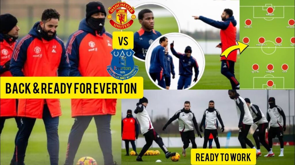 YES ✅ YOLO& LISANDRO MARTINEZ BOTH THERE ARE BACK TO WORK FOR EVERTON