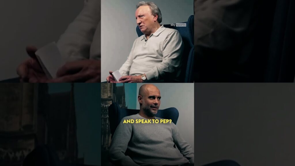 Pep Guardiola meets Neil Warnock! 🤝