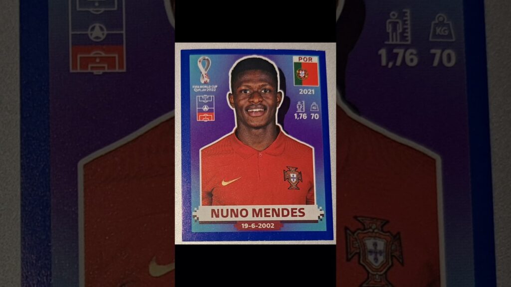 Nuno Mendes Sticker @Gratis_FußballStick #football