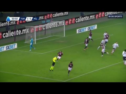 Christian Pulisic missed penalty, Torino vs Milan (1-0) Vanja Milinković-Savić penalty save